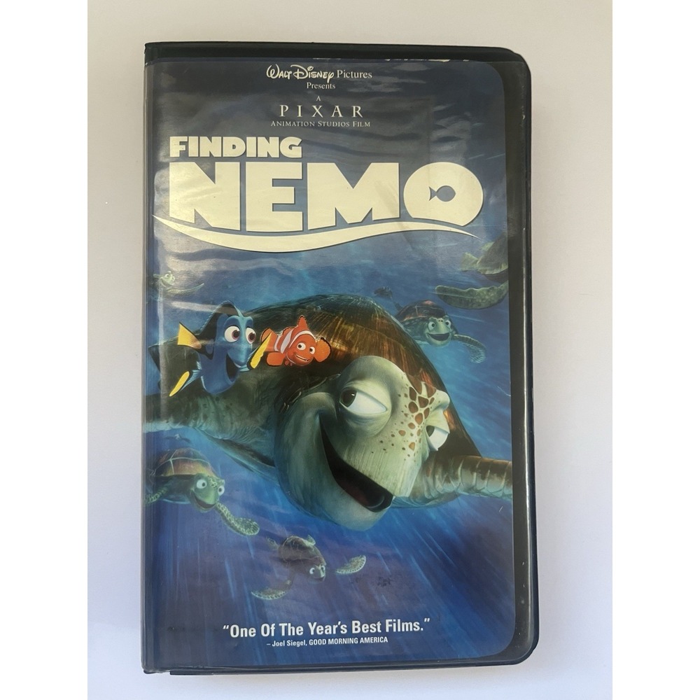 Disney Pixar Finding Nemo VHS 2003 Video Tape Clamshell Case Original Movie RARE